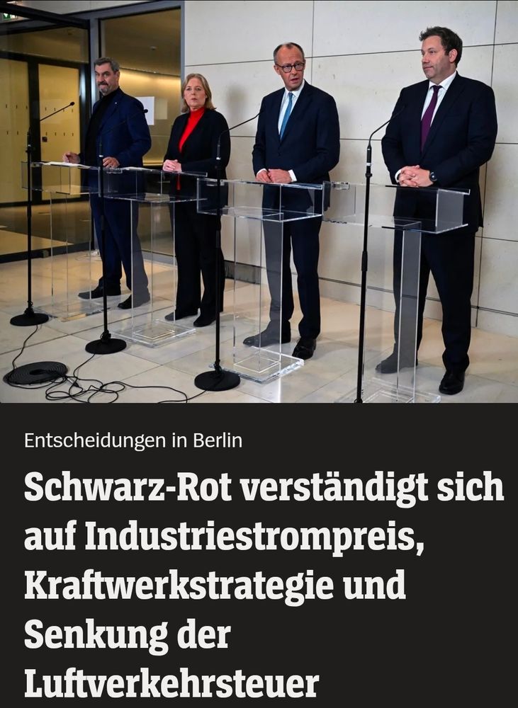 Schlagzeile des SPIEGEL wo u.a. über die Senkung der Luftverkehrssteuer berichtet wird