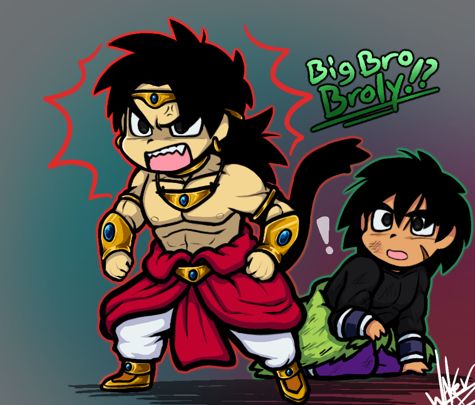Big bro broly(Z) protecting his little bro