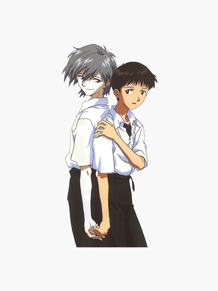 Kaworu and Shinji 
