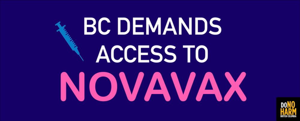 Demand Novavax access in BC