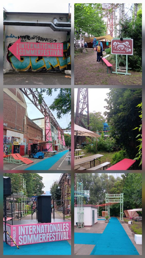 Collage aus 6 Bildern vom Avantgarten