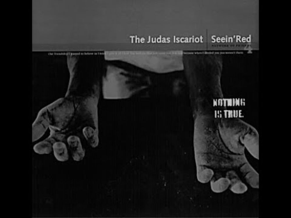 SEEIN' RED / THE JUDAS ISCARIOT - Split LP (1998)