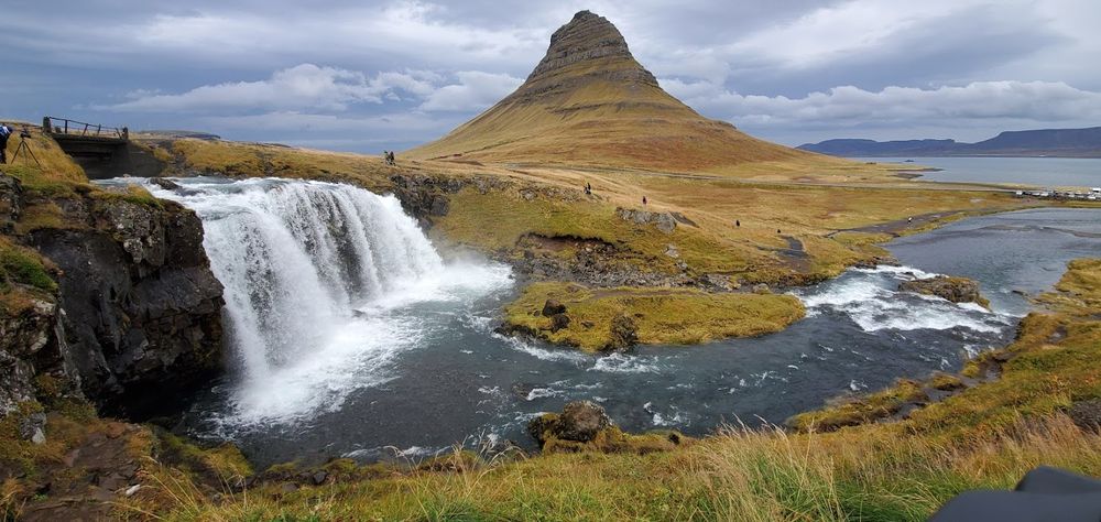 Kirkjufellsfossar iceland landscape