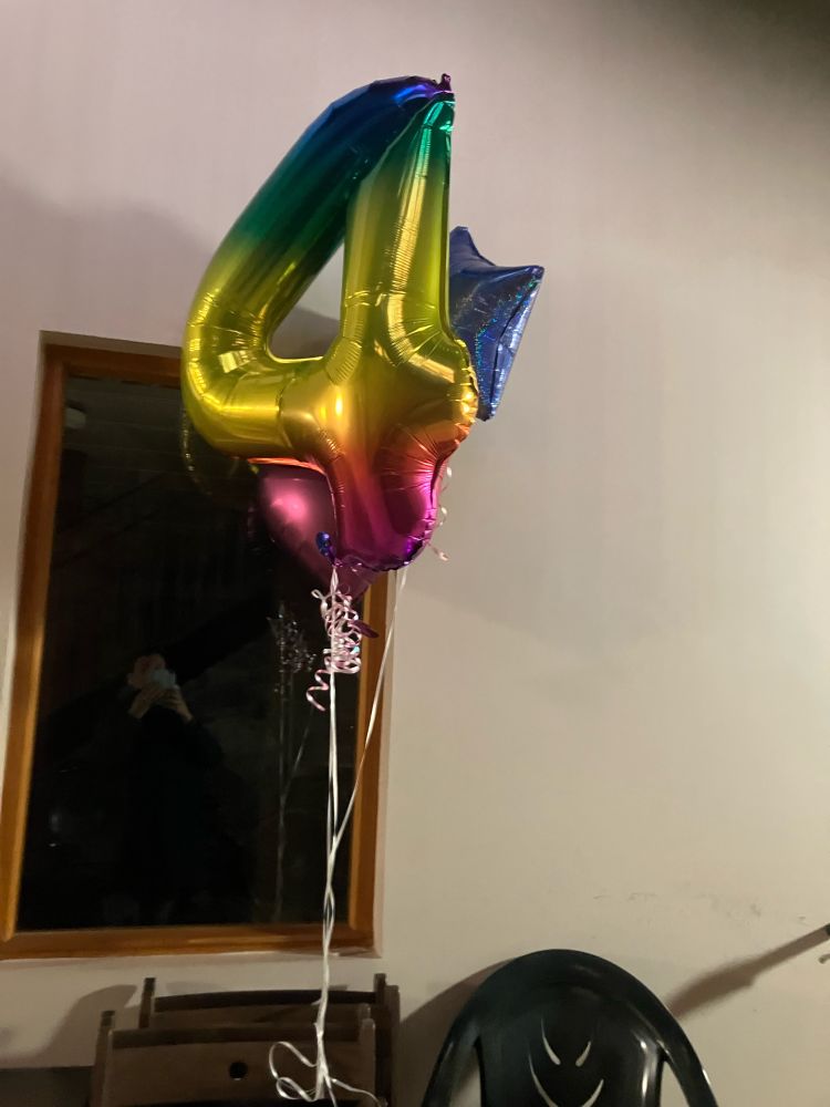 Picture of multi coloured balloons 
