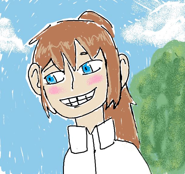 Face reveal. This is my face.

Art by @mysdriel.bsky.social!!