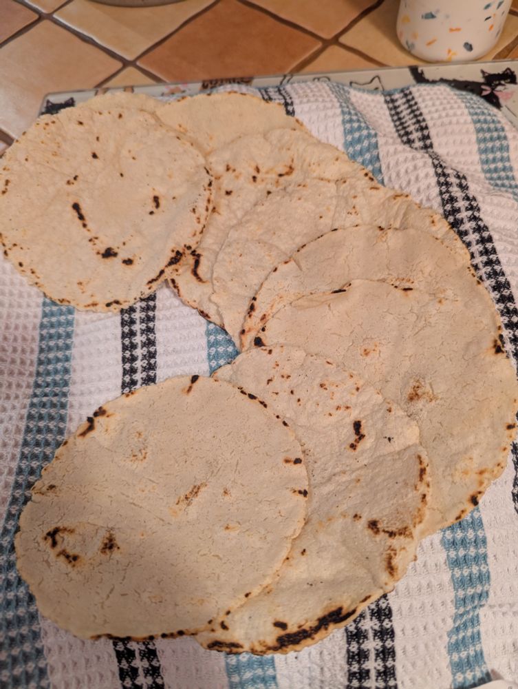 Tortillas cooling