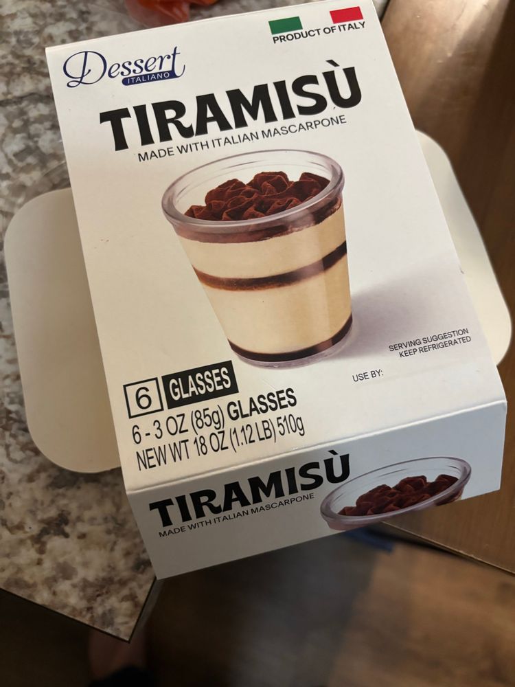 Tiramisu dessert.