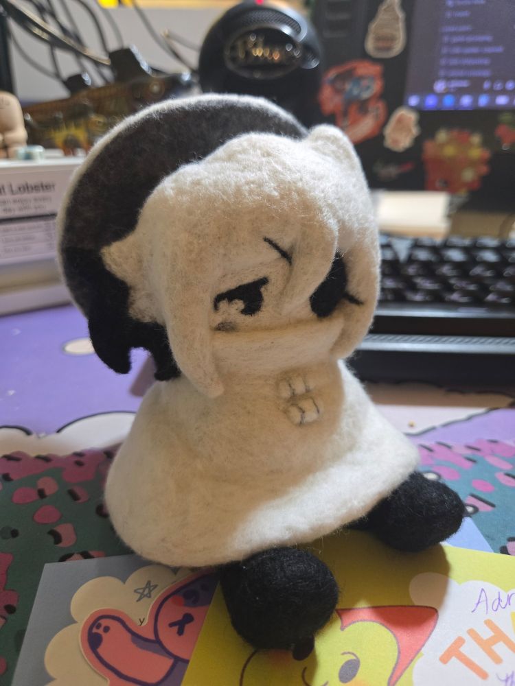 Siffrin felt plushie. They are cute and cuddly and I love them