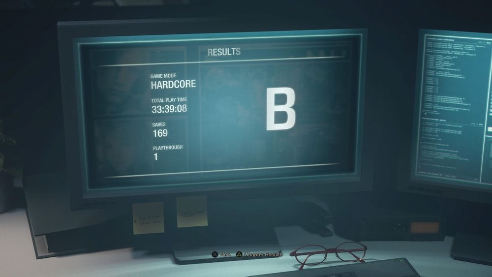 My RE4Remake first playthrough ranking

Game Mode: Hardcore

Play time: 33:39:08

Saves:169

Playthrough:1

Overall ranking:B(somehow)