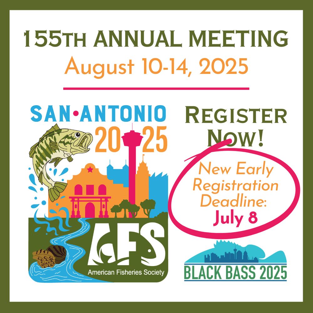 Green box with Annual Meeting logo and text: 155th Annual Meeting, August 10-14, 2025. Register Now! New Early Registration Deadline: July 8.