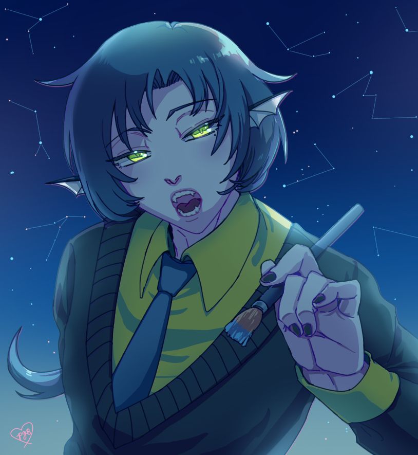 Original character Romeo by Yukidied on Artfight. Art by pg8