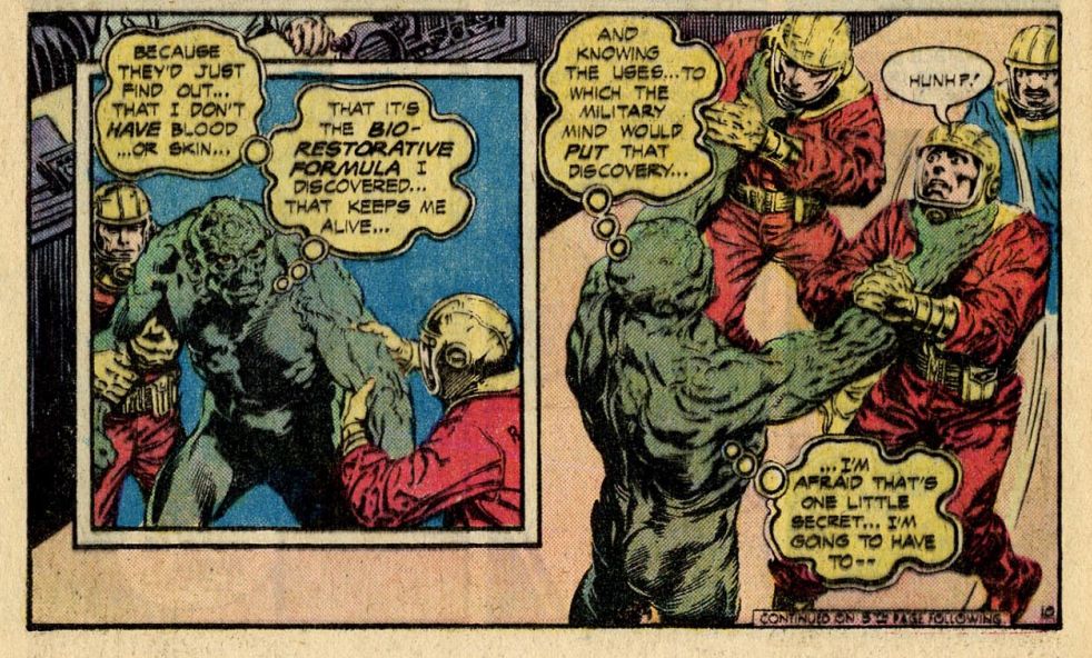 Swamp Thing #22
Art by Nestor Redondo, Words by David Michelinie