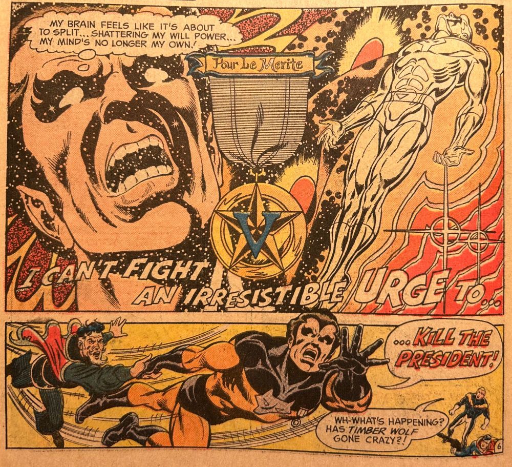 Timber Wolf in Legion of Superheroes, illustrated by Dave Cockrum
