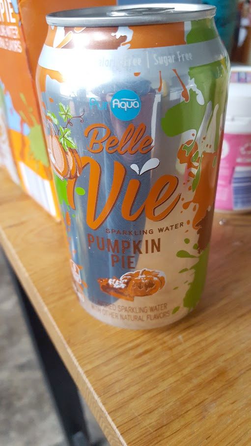 image of Belle Vie brand can of pumpkin pie seltzer