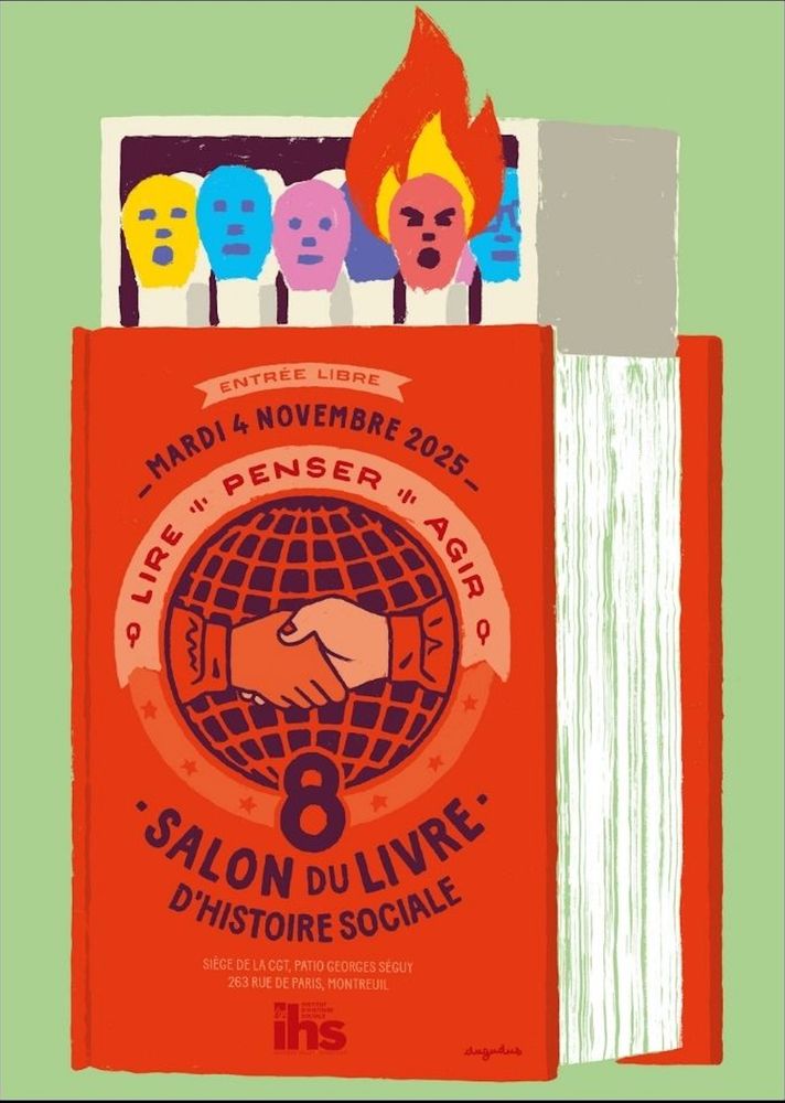 Nouvelle édition du Salon du livre d'histoire sociale, au siège confédéral de la CGT, le 4 novembre.