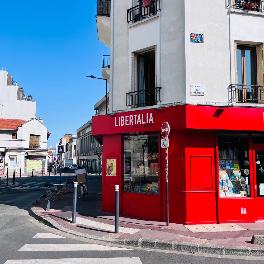 La librairie Libertalia photographiée le 6 août.