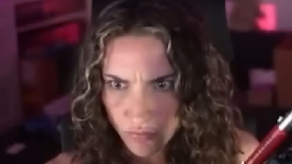 Twitch streamer Nadia's live reaction to her Activision Blizzard account being permanently banned from Call of Duty: Warzone