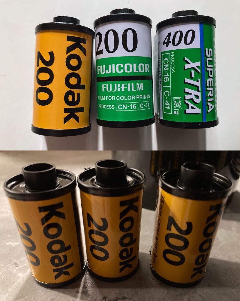 6 rolls of 35mm film.