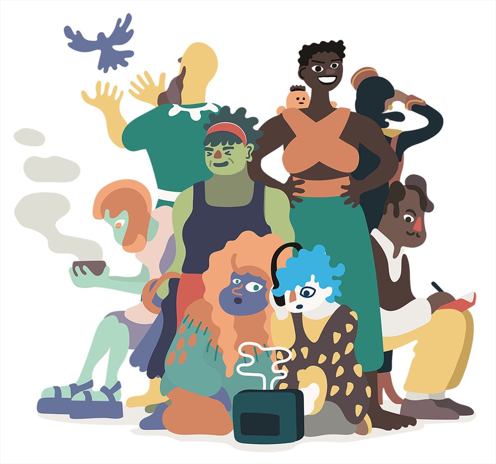 Finished Art of Crew Characters of Salsea Chronicles. one of them is missing from the sketch. Can you guess who?