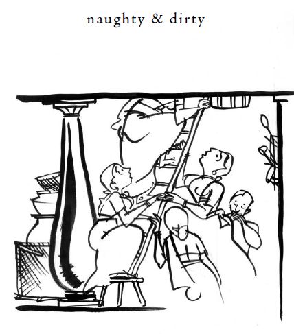Naughty & Dirty -- illustration by Trotsky Marudu