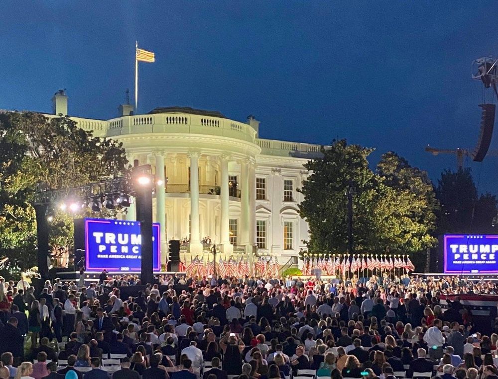 Trump's RNC event at the White House 8/27/20