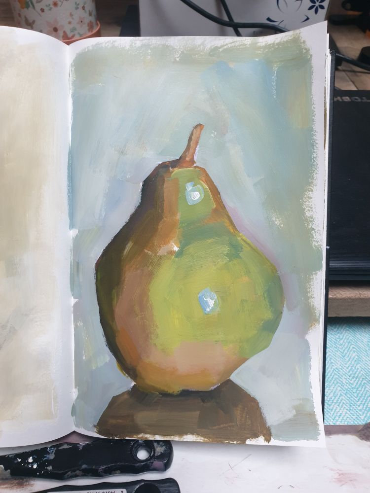 Pear sketch 