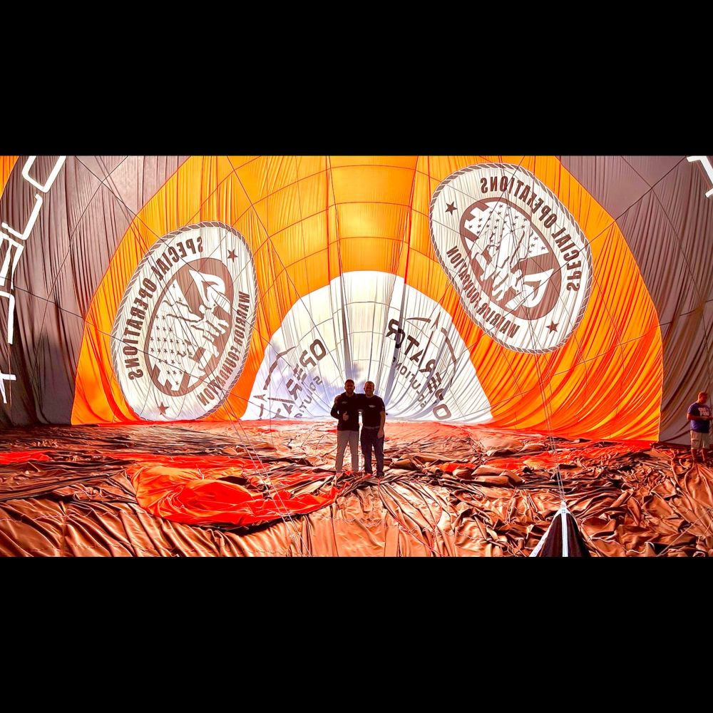 The biggest hot air balloon in the US was built to carry skydivers