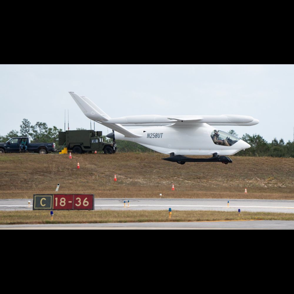 This electric plane's 2,000-mile journey is over. Now its Air Force tests begin.