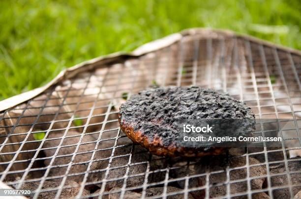 burnt hamburger stock image by Angelica Cornellussen