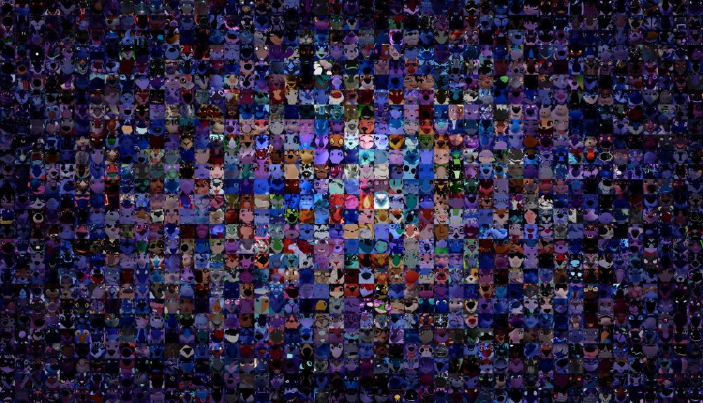 A gallery of over a thousand snout pictures taken from Furality, VRChat.