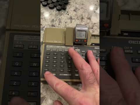 World’s first smart watch. The Seiko UC-2000. 1984 Vintage.