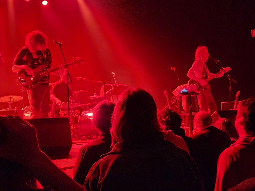Alan Sparhawk on stage with his son Cyrus at Turner Hall in Milwaukee WI