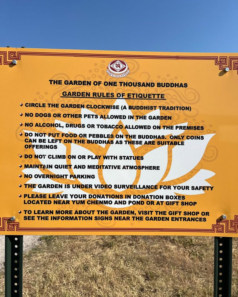 Post 1 of Garden of 1000 Buddha’s outside of Missoula