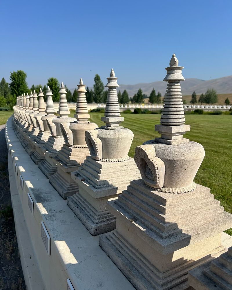 Post 1 of Garden of 1000 Buddha’s outside of Missoula