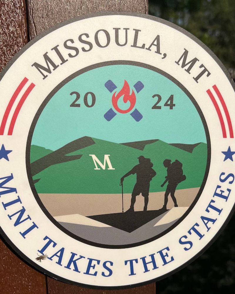 I’m super behind putting the days on the grid because of days of nearly no signal in National Parks. Here is Missoula MT We had our picture with Julie who MCs every year, @colorado_clara, our friends Mini in downtown. Dinner with friends @yoloyogagirl, @frogain @badzoot1