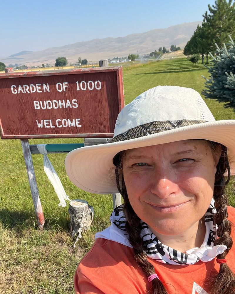 Post 1 of Garden of 1000 Buddha’s outside of Missoula