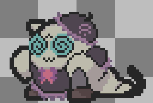 my duplighost sona in the paper mario 64 sprite style