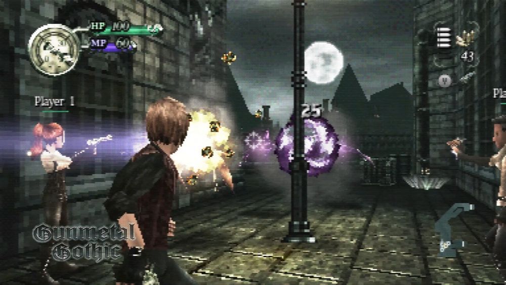 Gunmetal Gothic video still, low-res with CRT effect.