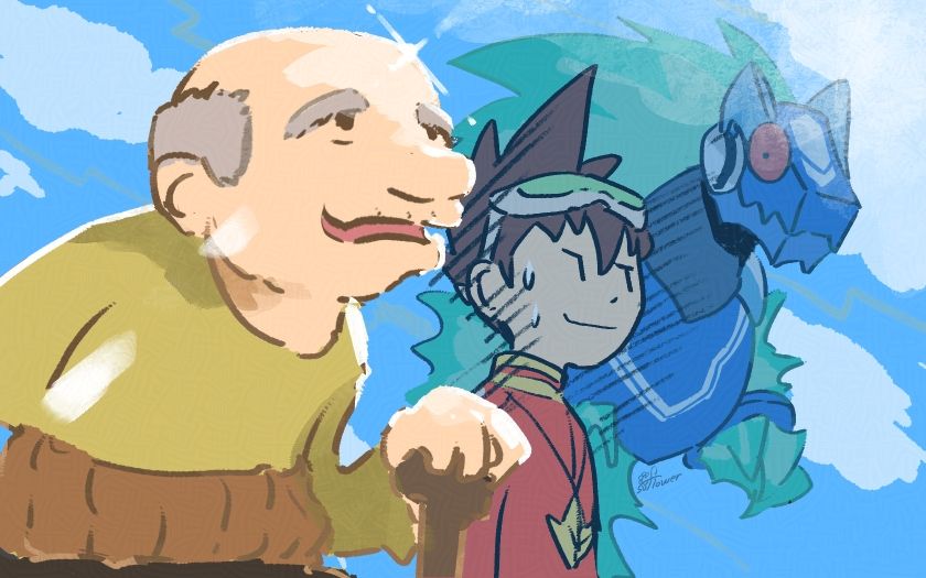 Megaman Starforce fanart based on the "I'm 30 years old" meme.
