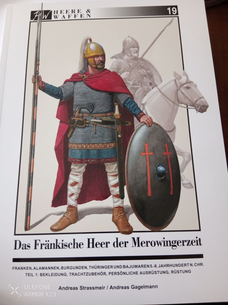 The Army of the Franks at the time of the Merovingians 
And yes I judge this book by its cover and it's great 