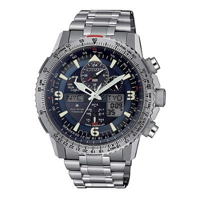 Citizen Watch Skyhawk Radio Controlled Super Titanium Blue JY8100-80L
