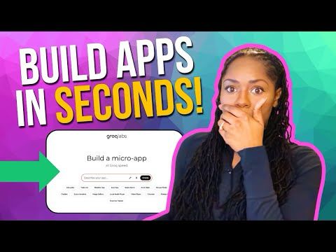 Groq Labs App Gen Lets You Build Apps In SECONDS [Fast & FREE!] 🤯