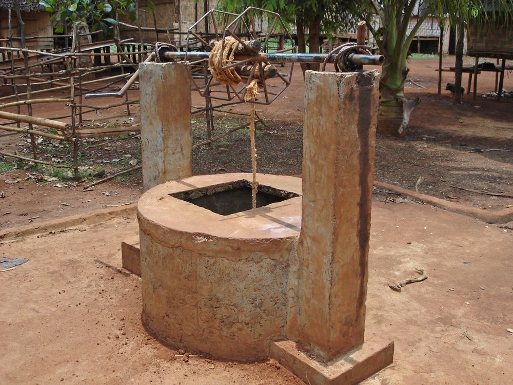 カンボジアの井戸 ラタナキリ州