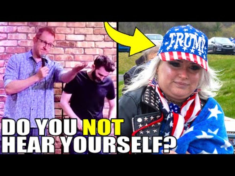 Comedian Shoves MAGA Woman's BS Straight Back in Her Face