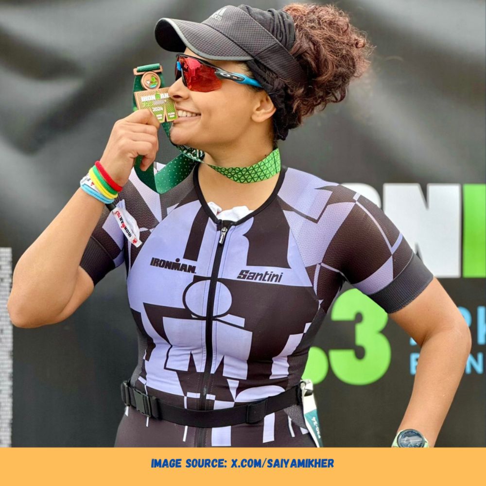 Saiyami Kher Triumphs as First Indian Actress to Conquer Ironman 70.3 in Germany