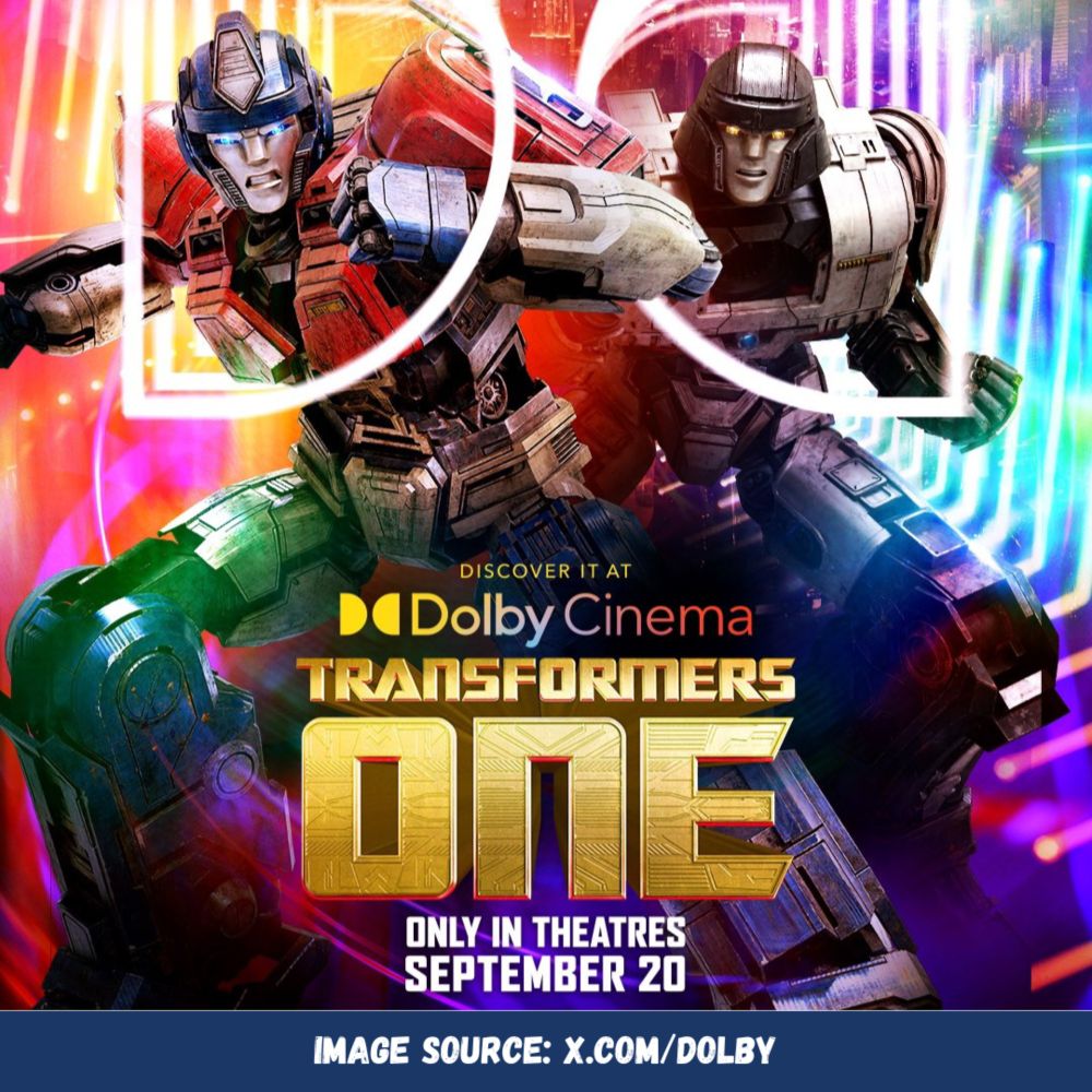 Transformers One Unveils Exclusive Dolby Cinema Poster