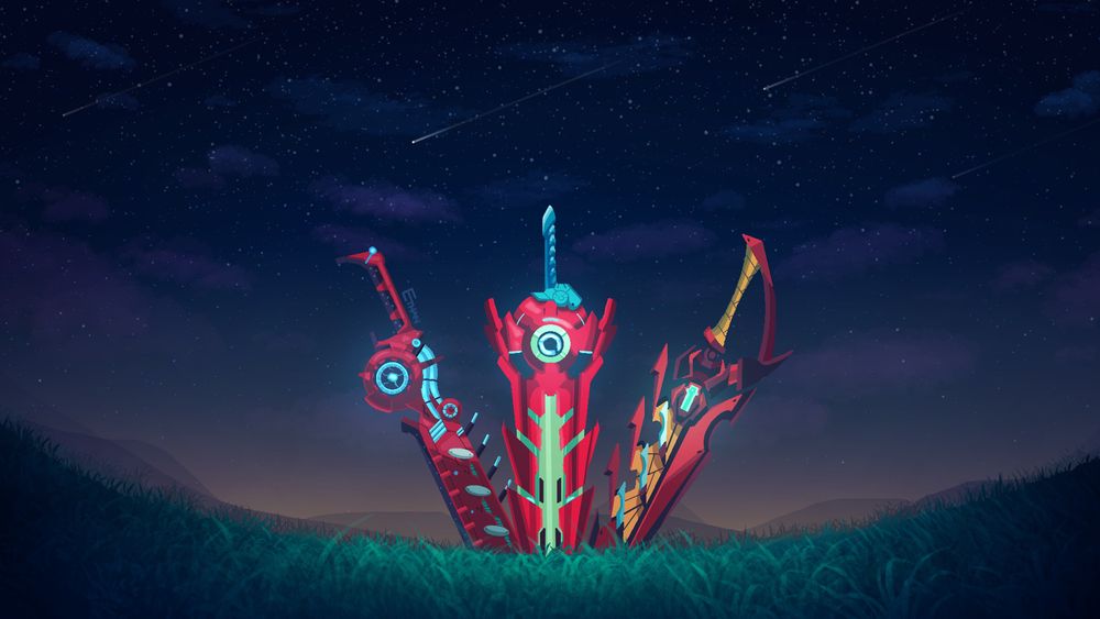 Xenoblade Swords art
