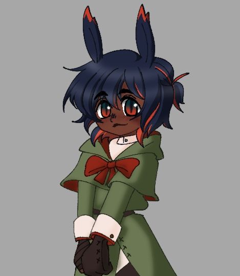 kanan drawn in the style of ryukishi07's original sprite for the higurashi vn