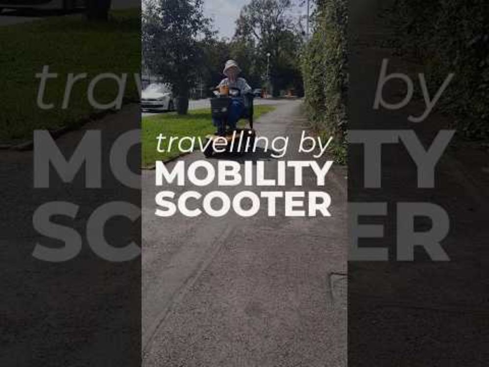 Getting around by mobility scooter is HARD