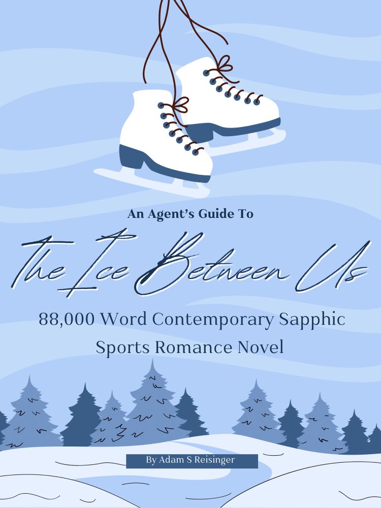 Cover to agent’s guide to THE ICE BETWEEN US
